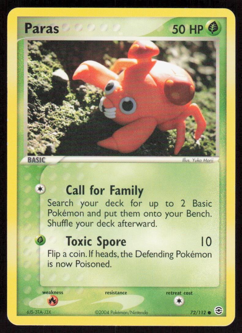 FireRed & LeafGreen #72 Paras