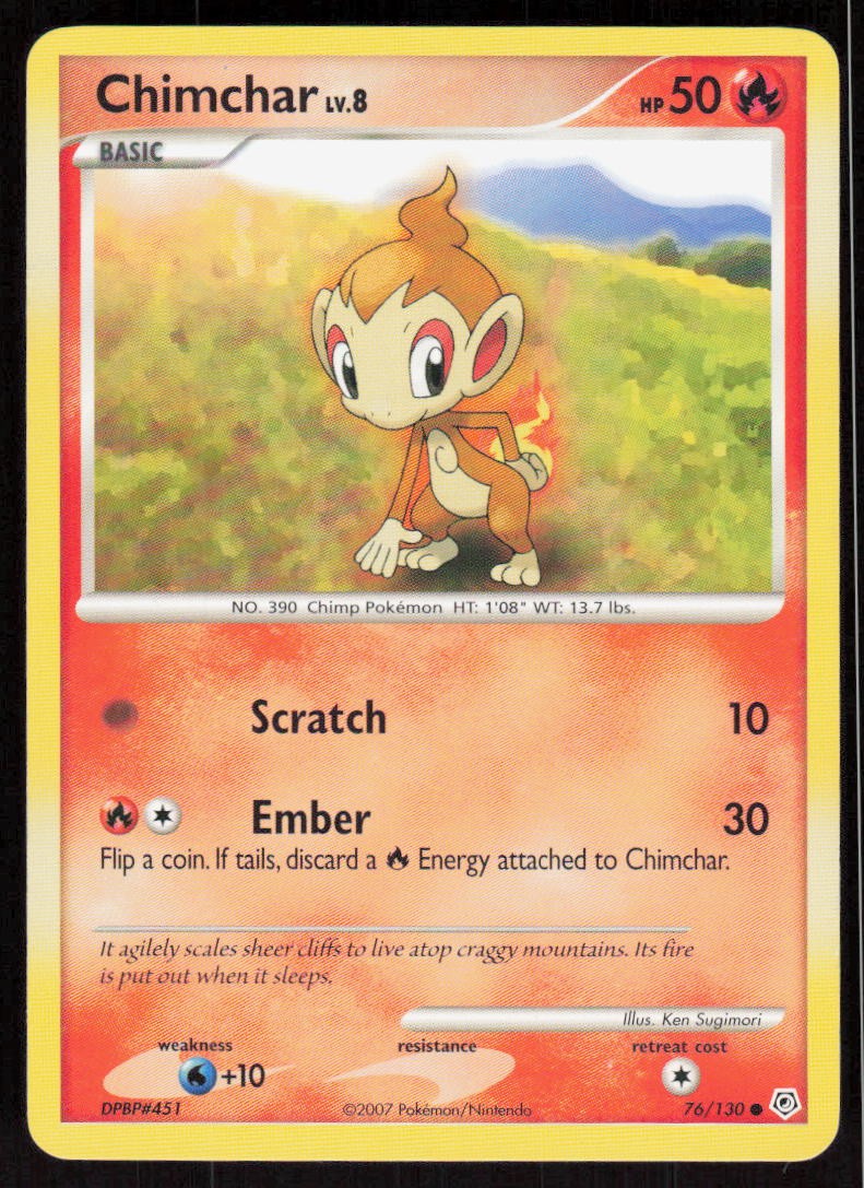 Diamond & Pearl #76 Chimchar