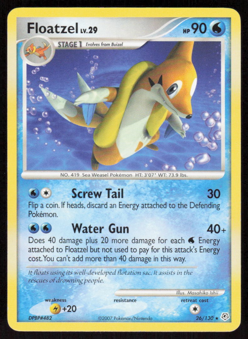 Diamond & Pearl #26 Floatzel