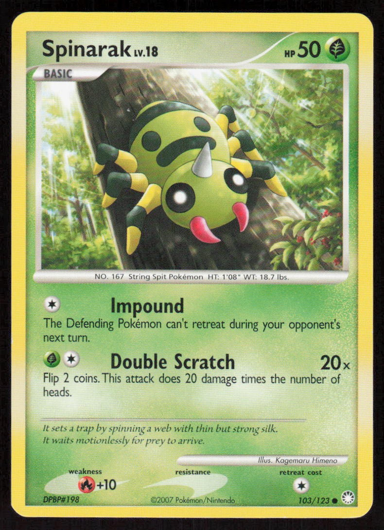 Mysterious Treasures #103 Spinarak