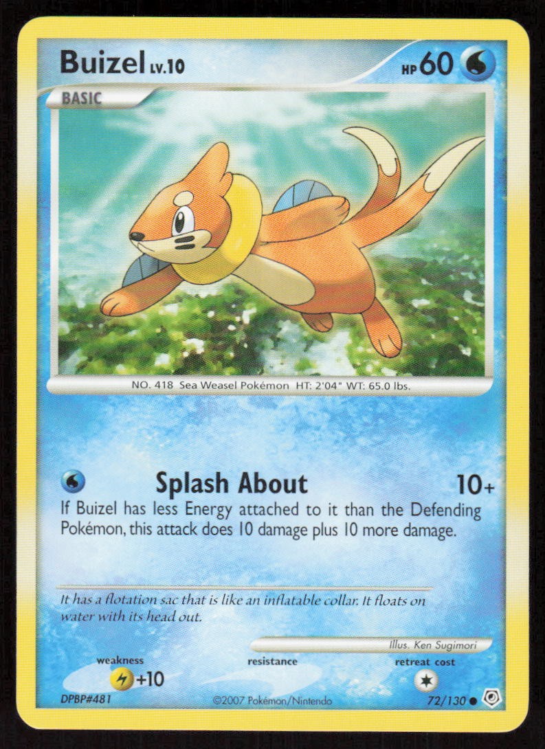 Diamond & Pearl #72 Buizel