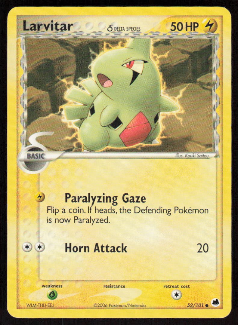Dragon Frontiers #52 Larvitar δ
