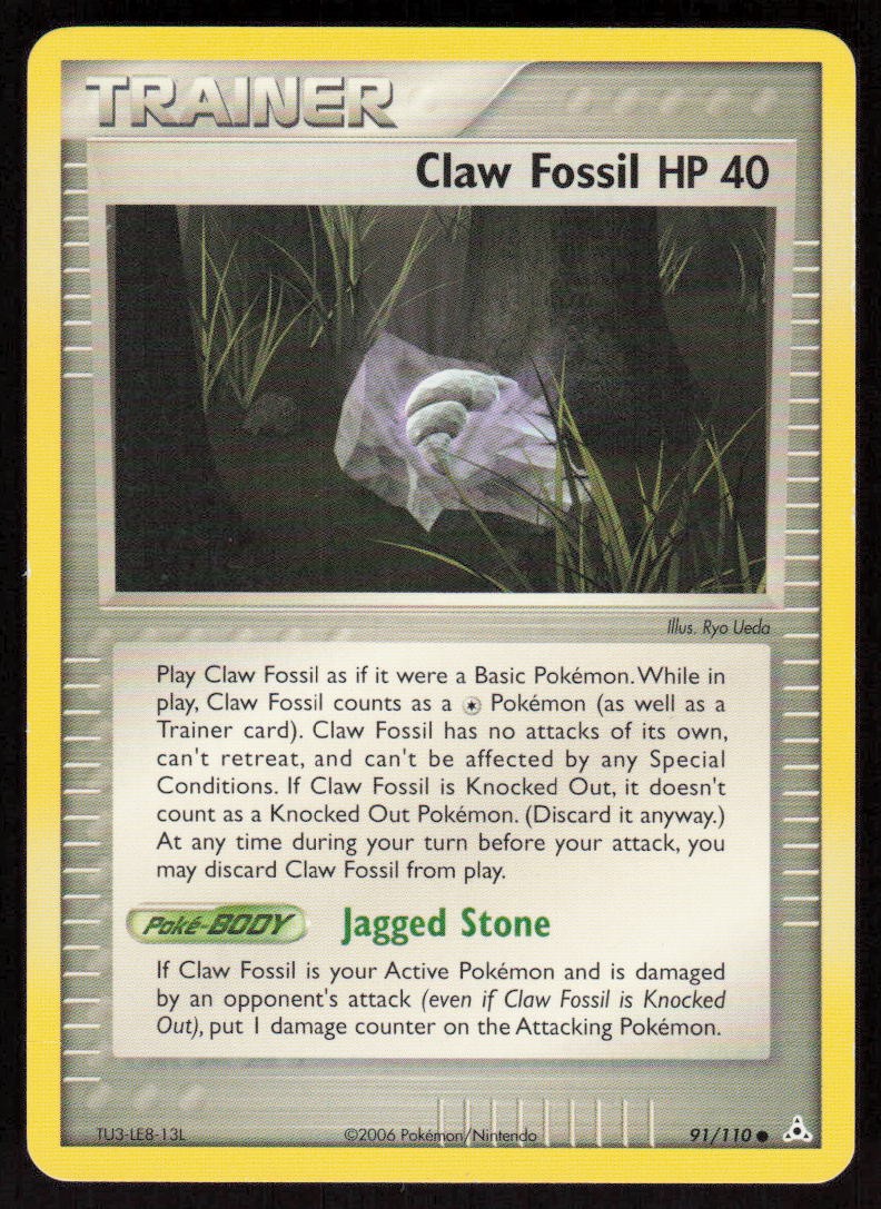 Holon Phantoms #91 Claw Fossil