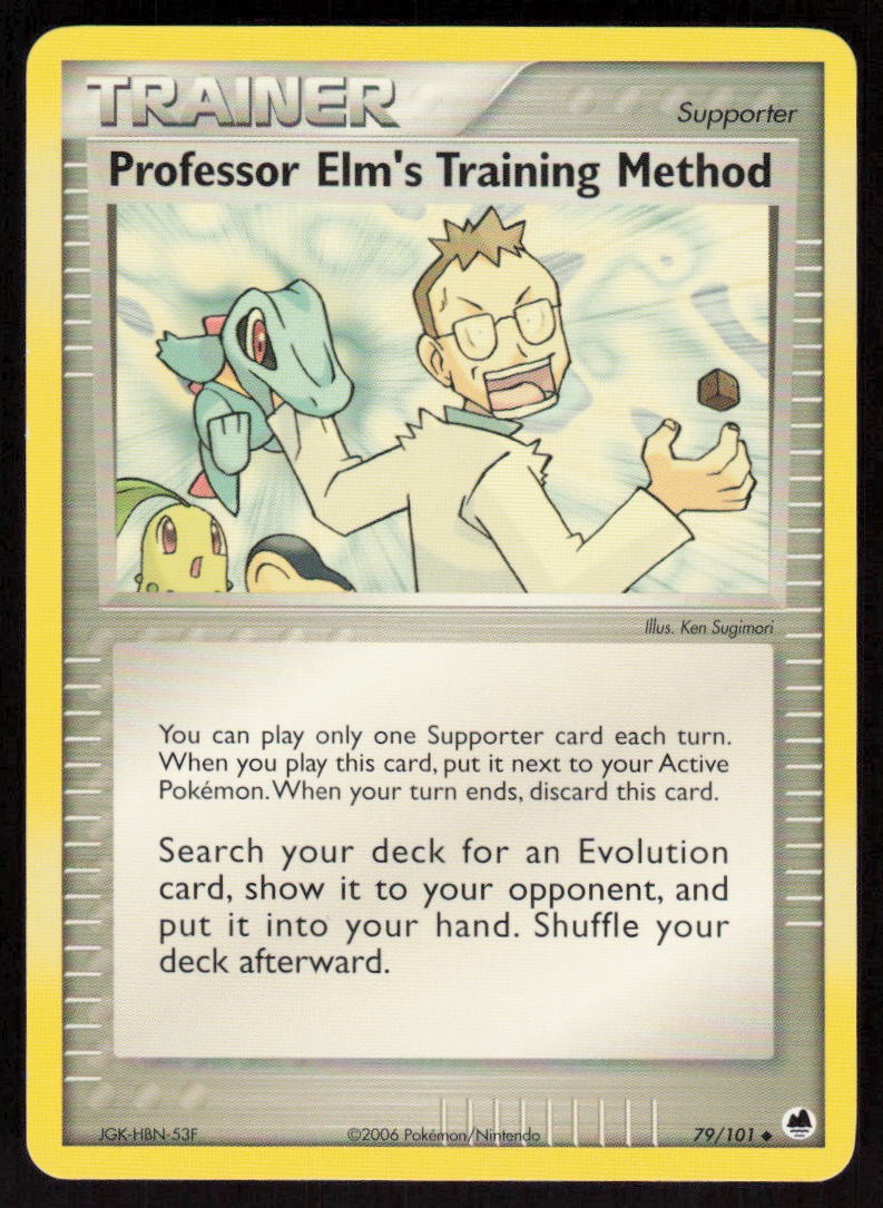 Dragon Frontiers #79 Professor Elm's Training Method