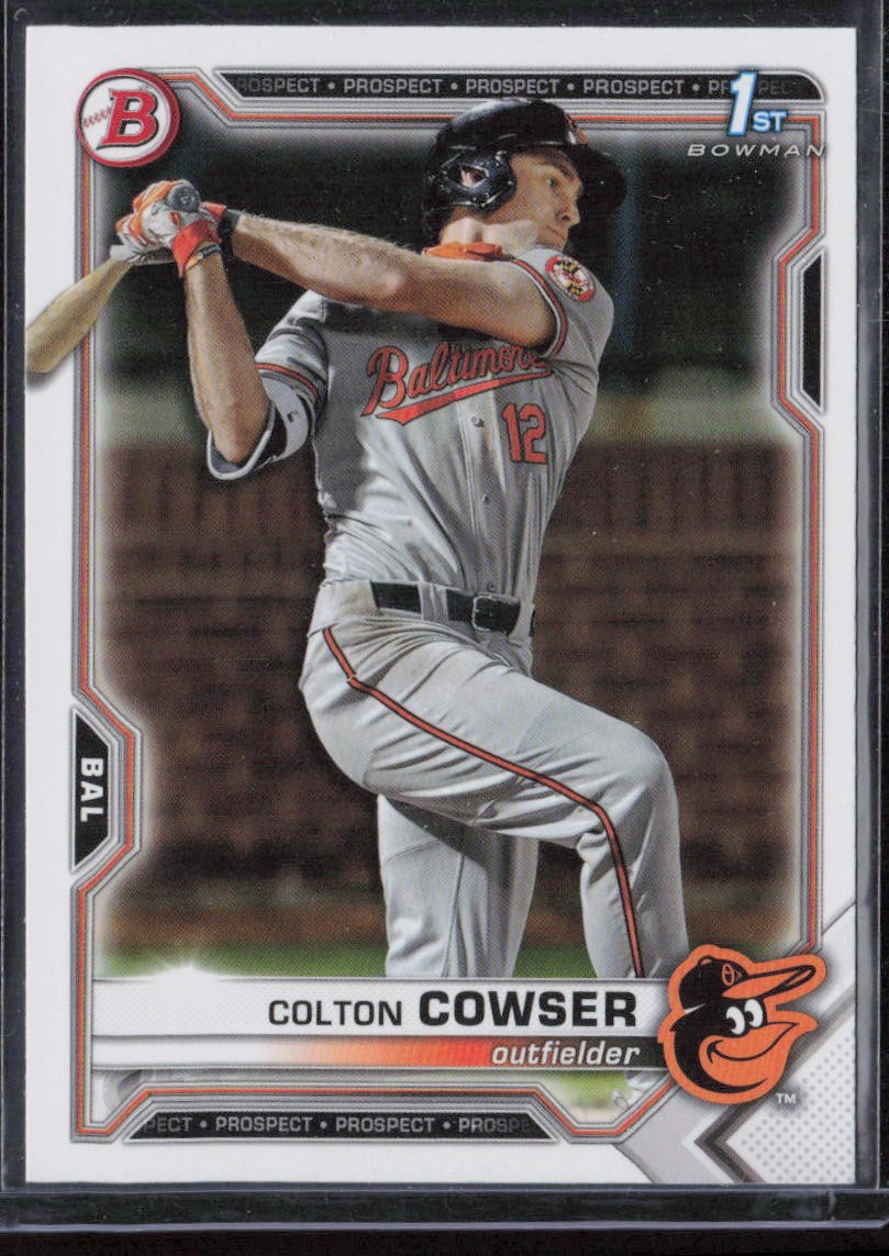 2021 Bowman Draft #BD-166 Colton Cowser