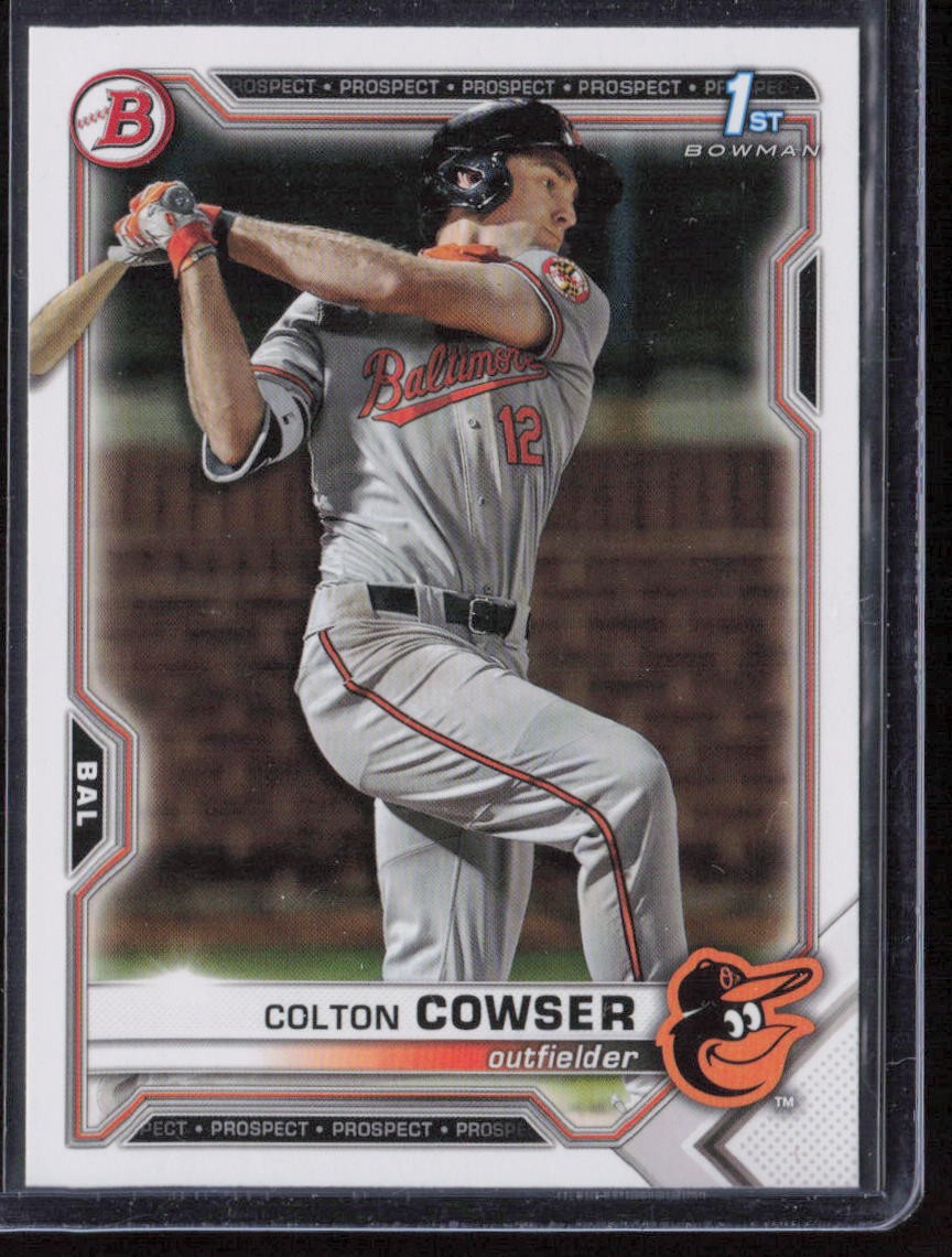 2021 Bowman Draft #BD-166 Colton Cowser