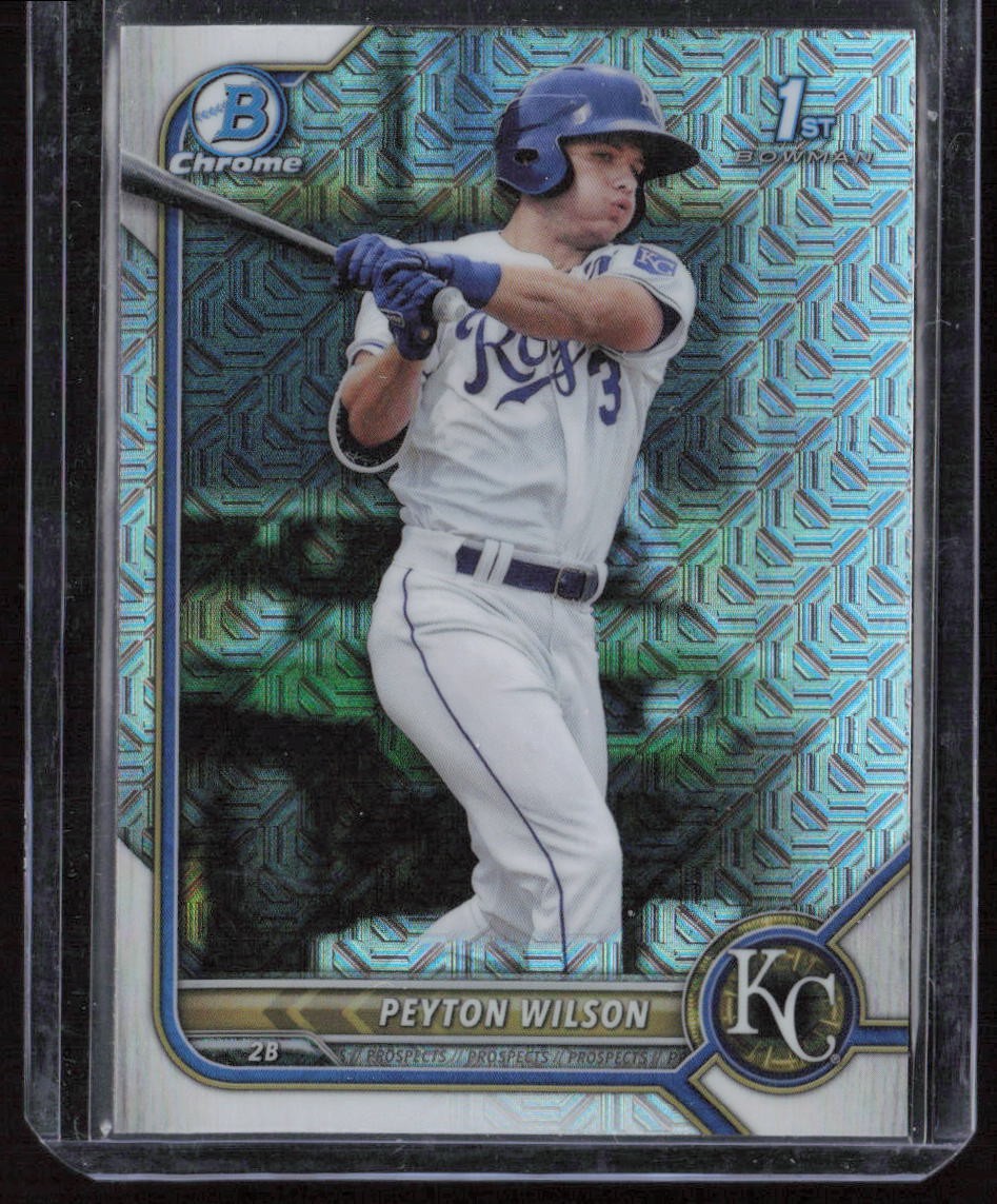 2022 Bowman #BCP-85 Peyton Wilson Chrome Prospects Mojo Refractors