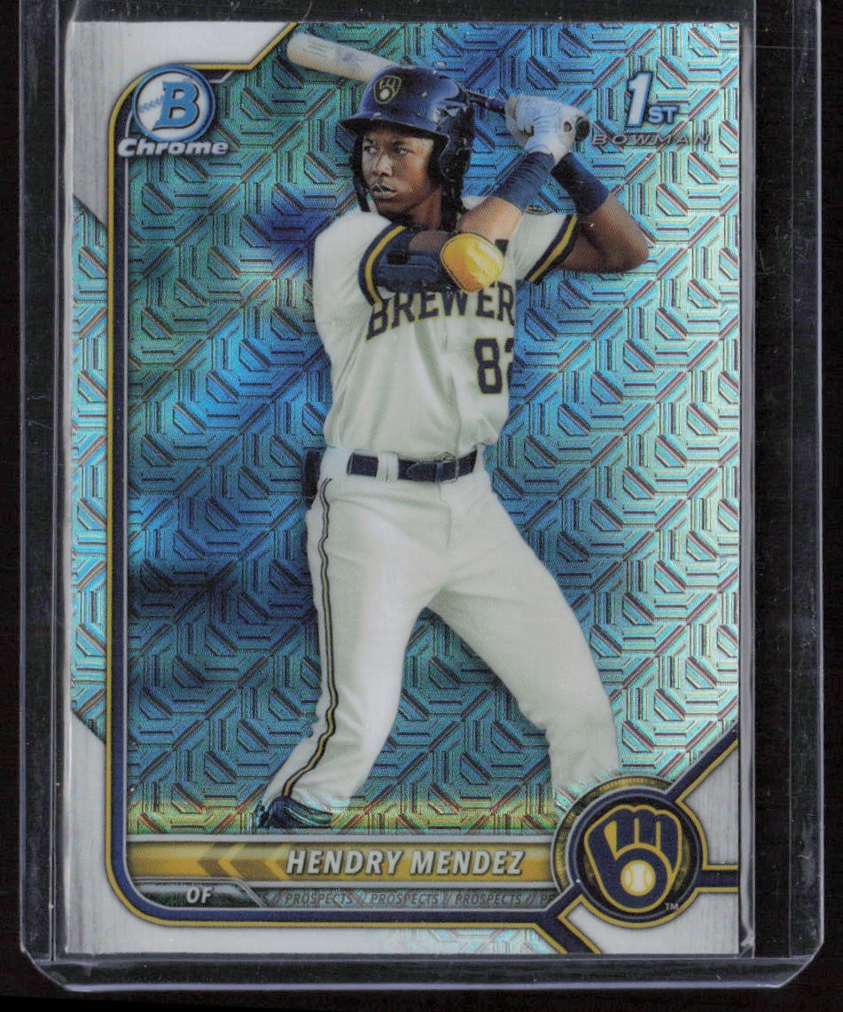 2022 Bowman #BCP-88 Hendry Mendez Chrome Prospects Mojo Refractors