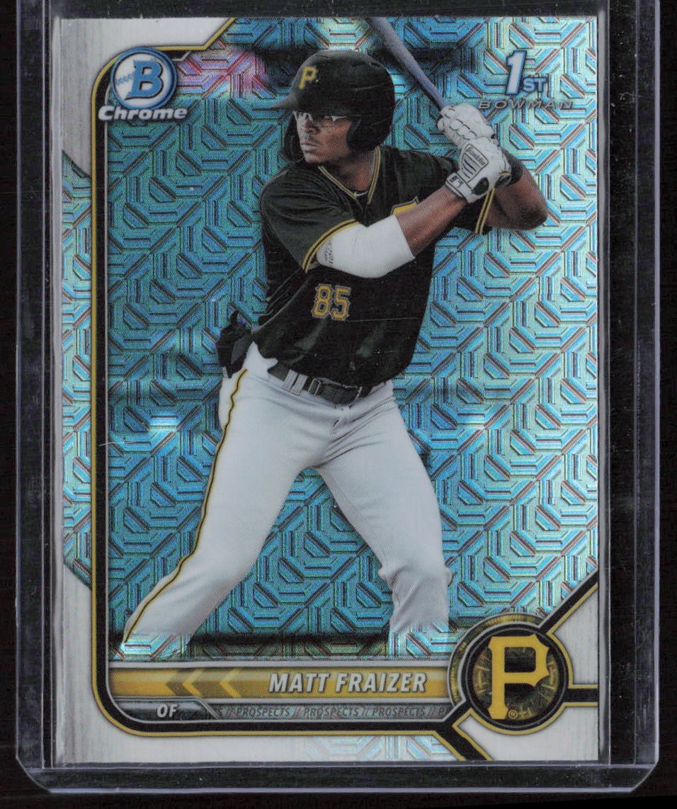2022 Bowman #BCP-91 Matt Fraizer Chrome Prospects Mojo Refractors