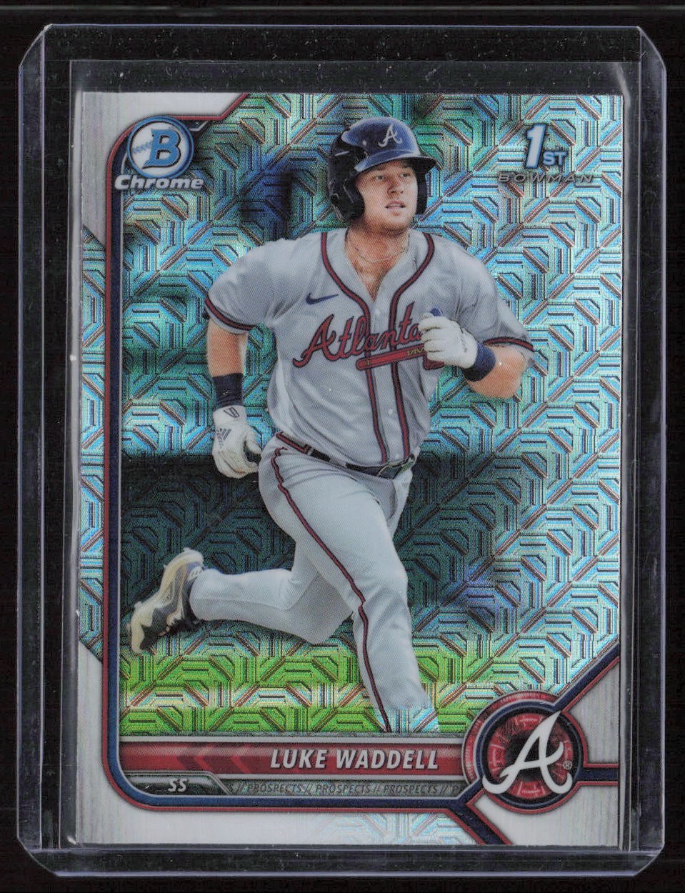 2022 Bowman #BCP-48 Luke Waddell Chrome Prospects Mojo Refractors