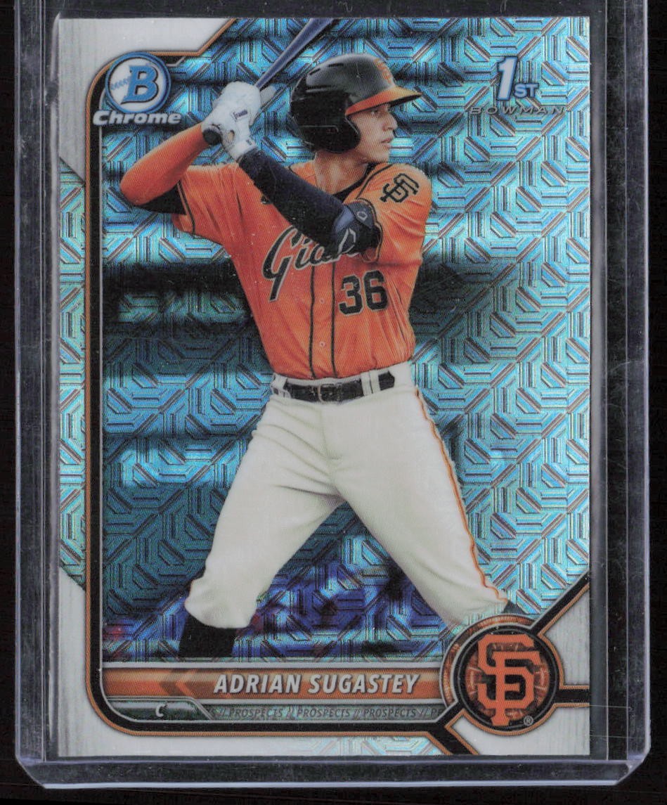 2022 Bowman #BCP-19 Adrian Sugastey Chrome Prospects Mojo Refractors