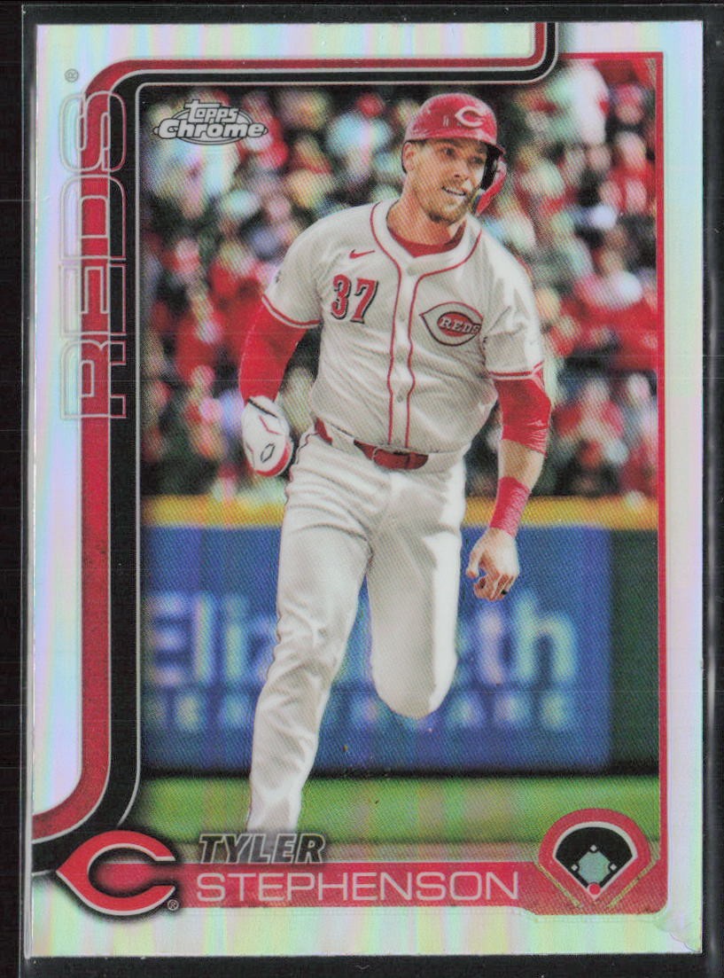 2025 Topps Chrome #112 Tyler Stephenson Refractor