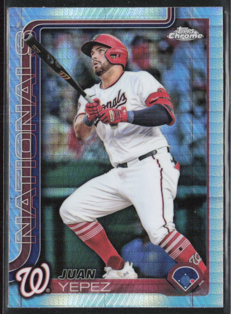 2025 Topps Chrome #16 Juan Yepez Prism Refractor