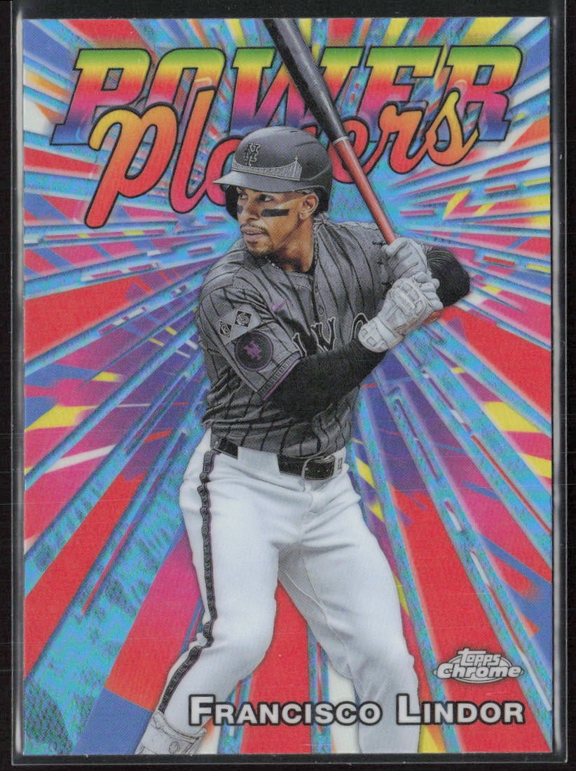 2024 Topps Chrome Power Players #PP-9 Francisco Lindor