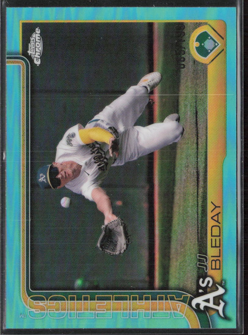2025 Topps Chrome #183 JJ Bleday Aqua Refractor /199