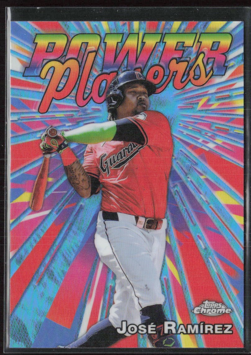 2025 Topps Chrome Power Players #PP-14 José Ramírez