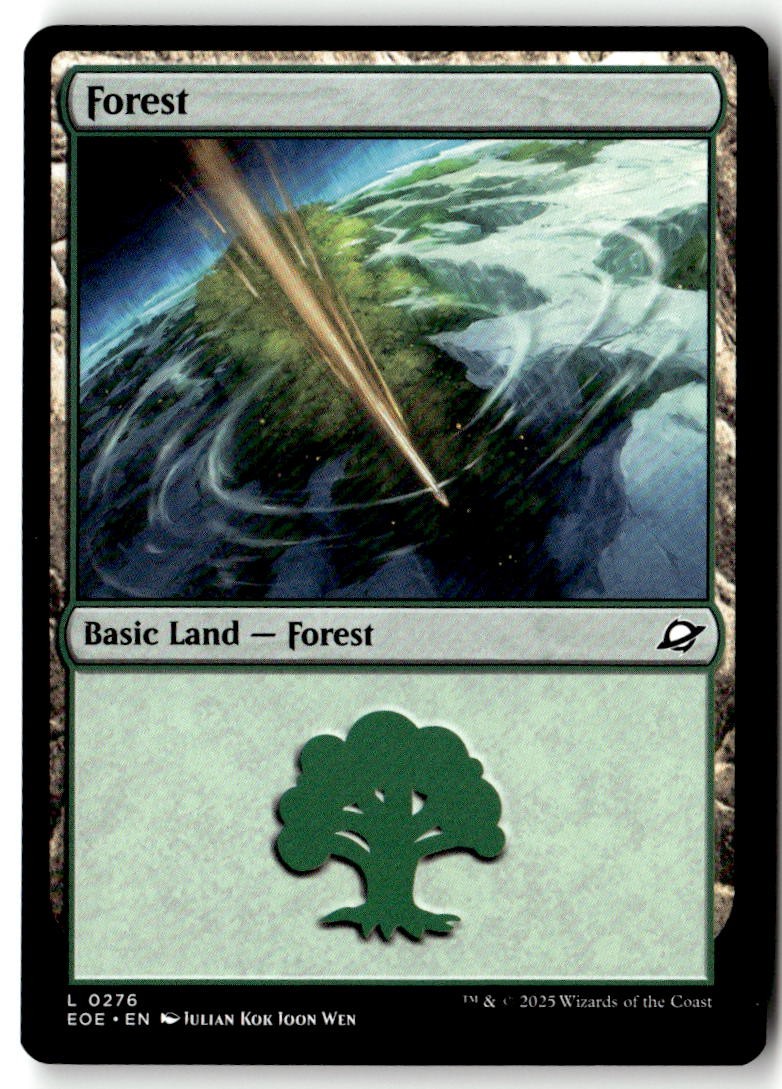 Commander: Edge of Eternities (EOC) #276 Forest (0276)