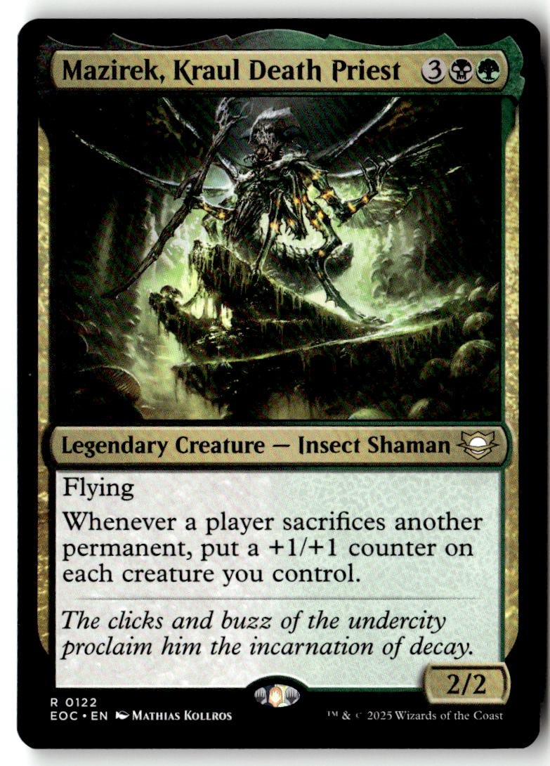 Commander: Edge of Eternities (EOC) #122 Mazirek, Kraul Death Priest