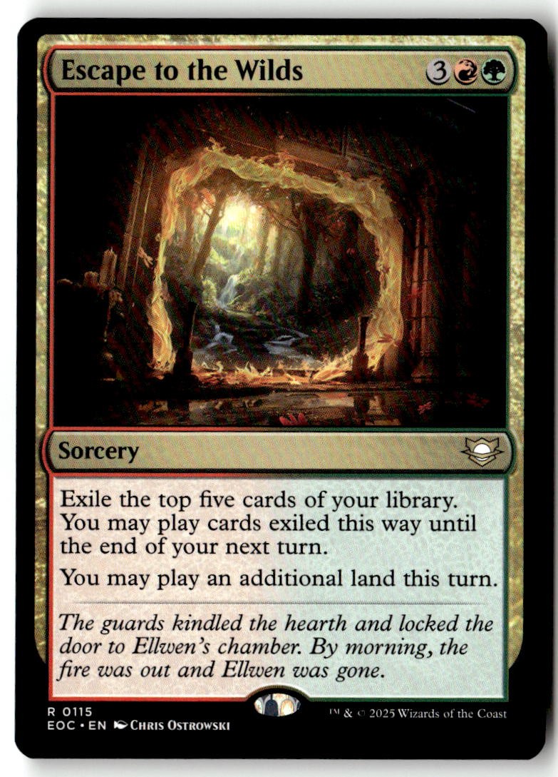 Commander: Edge of Eternities (EOC) #115 Escape to the Wilds