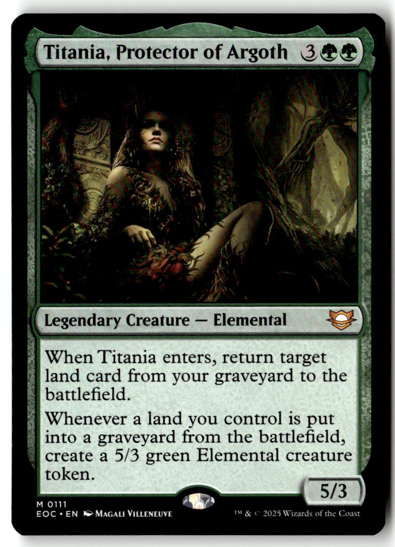 Commander: Edge of Eternities (EOC) #111 Titania, Protector of Argoth