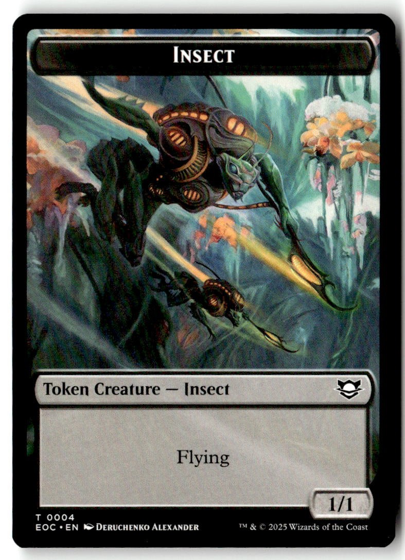 Commander: Edge of Eternities (EOC) #4 Insect Token