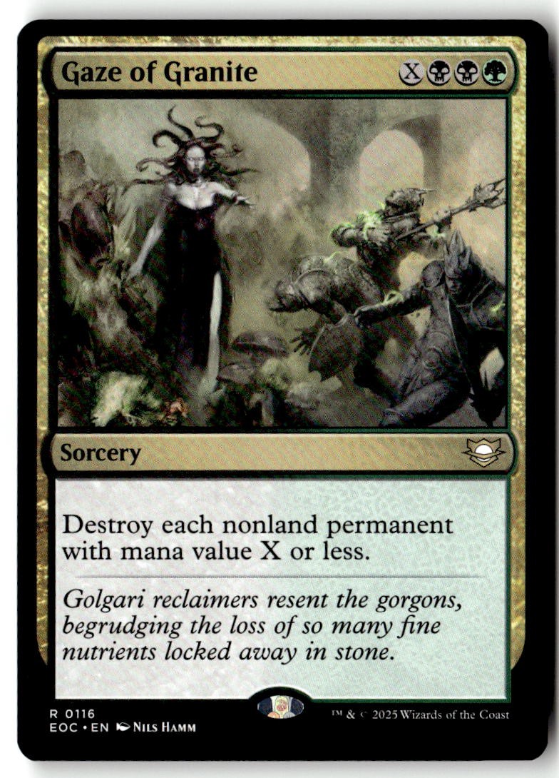 Commander: Edge of Eternities (EOC) #116 Gaze of Granite