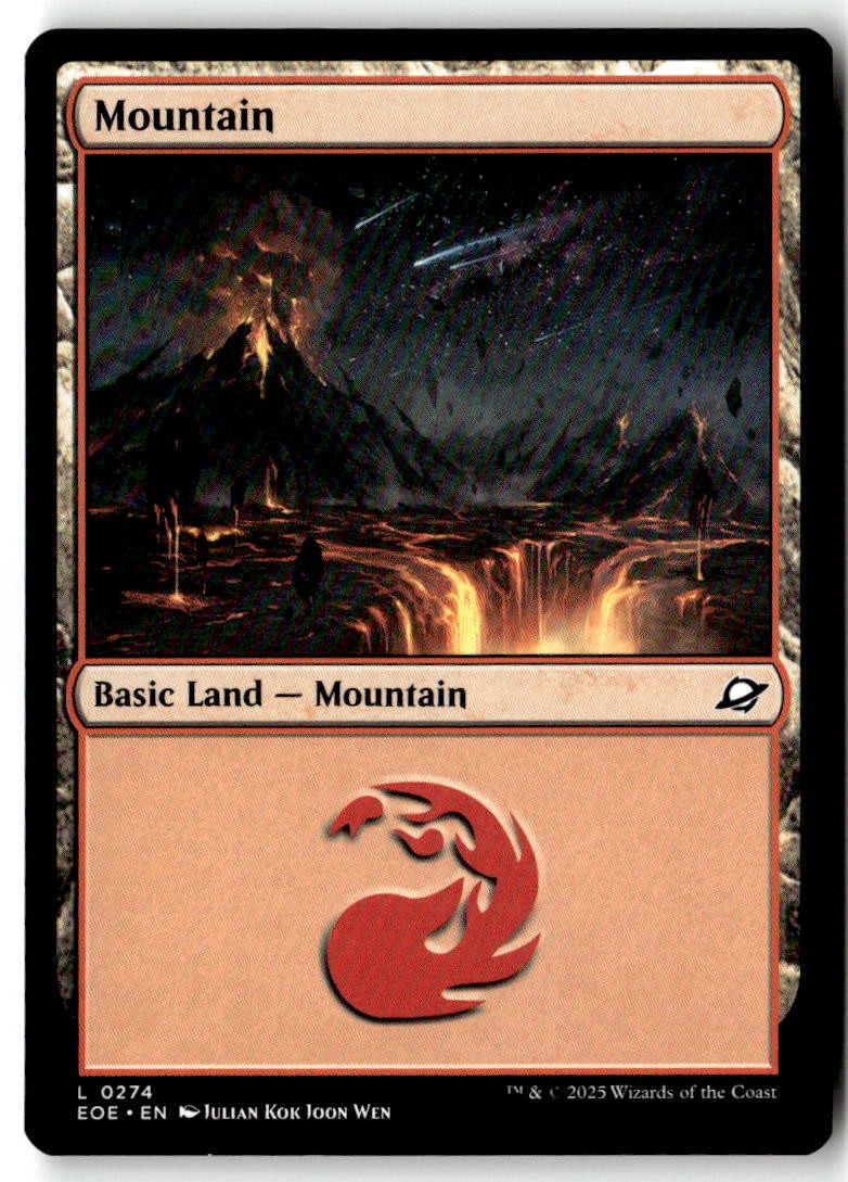 Commander: Edge of Eternities (EOC) #274 Mountain (0274)