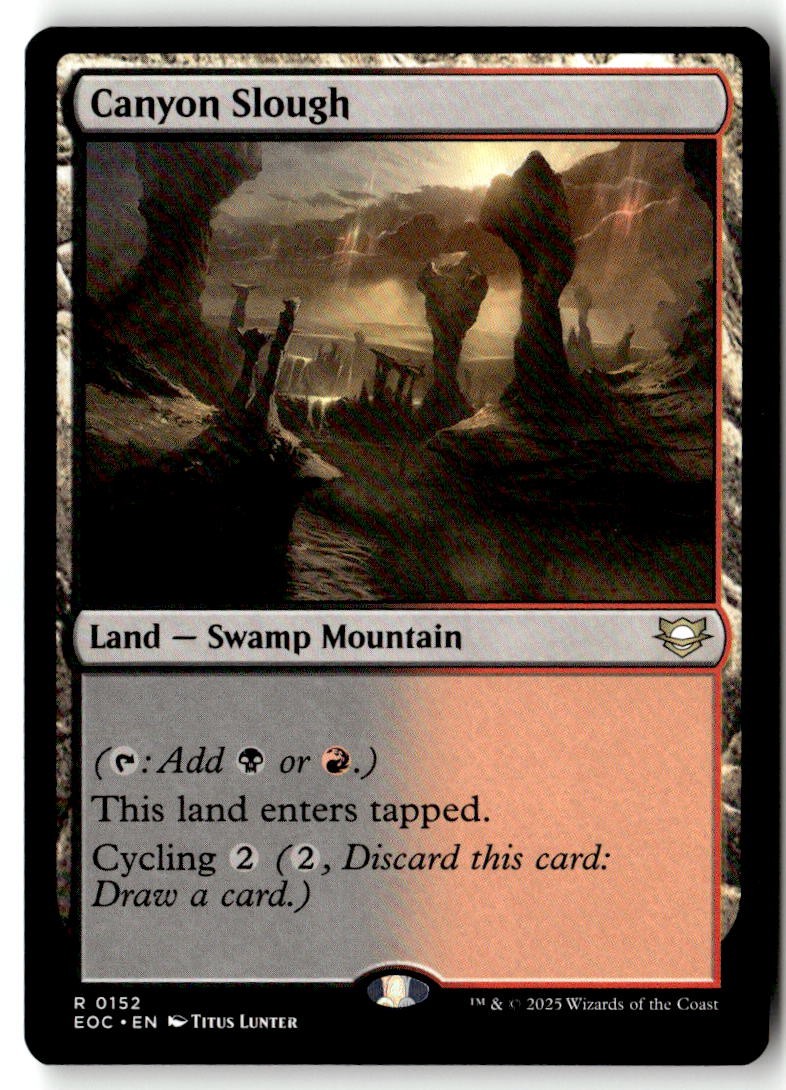 Commander: Edge of Eternities (EOC) #152 Canyon Slough