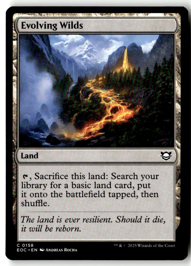 Commander: Edge of Eternities (EOC) #256 Evolving Wilds
