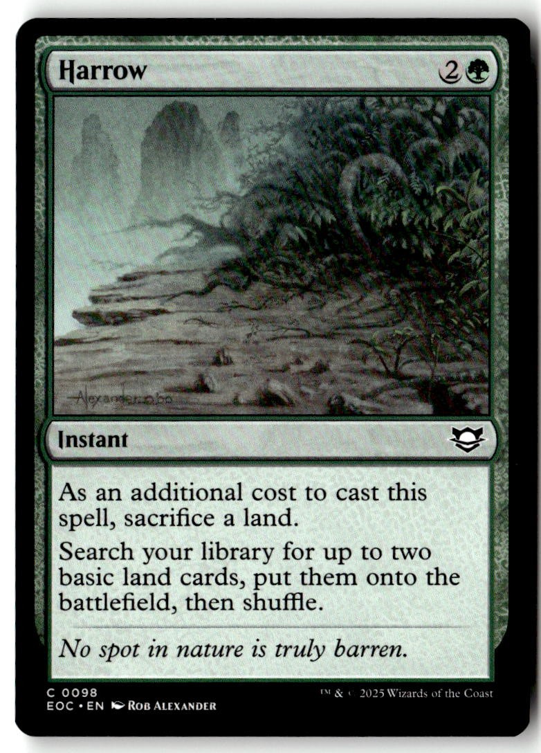 Commander: Edge of Eternities (EOC) #98 Harrow