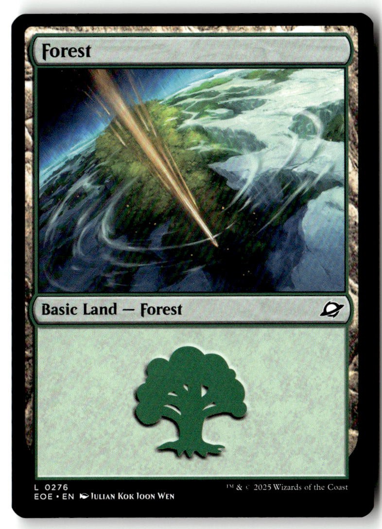 Commander: Edge of Eternities (EOC) #276 Forest (0276)