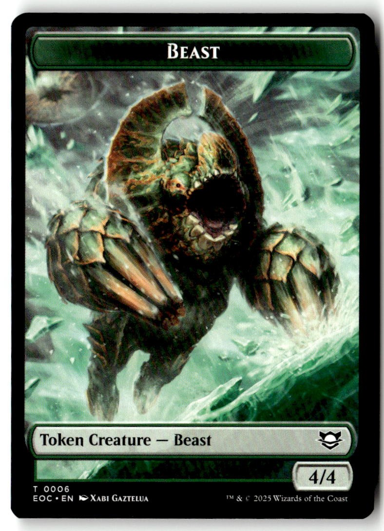 Commander: Edge of Eternities (EOC) #6 Beast Token