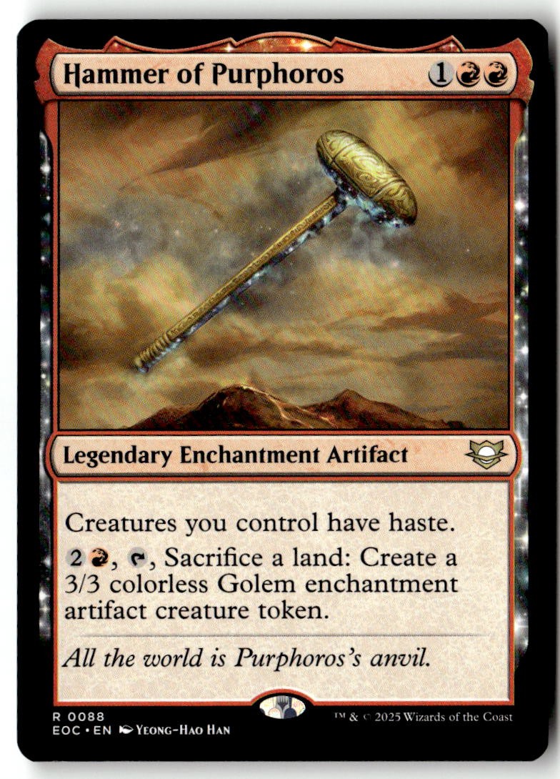 Commander: Edge of Eternities (EOC) #88 Hammer of Purphoros