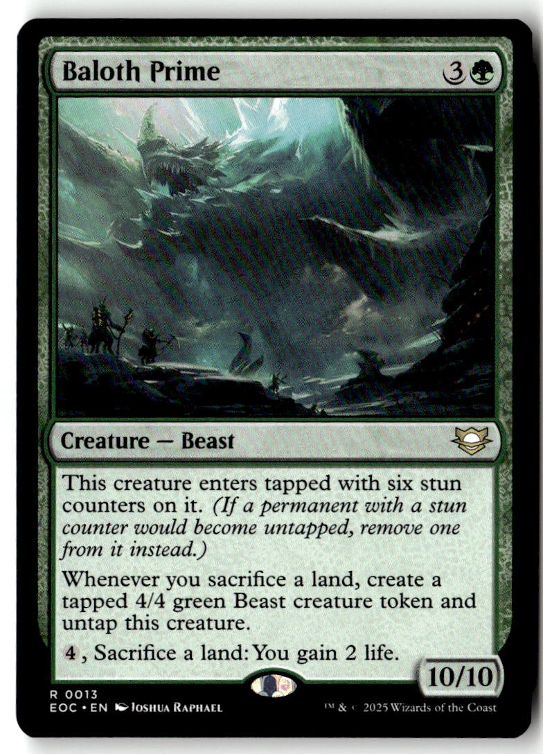 Commander: Edge of Eternities (EOC) #13 Baloth Prime
