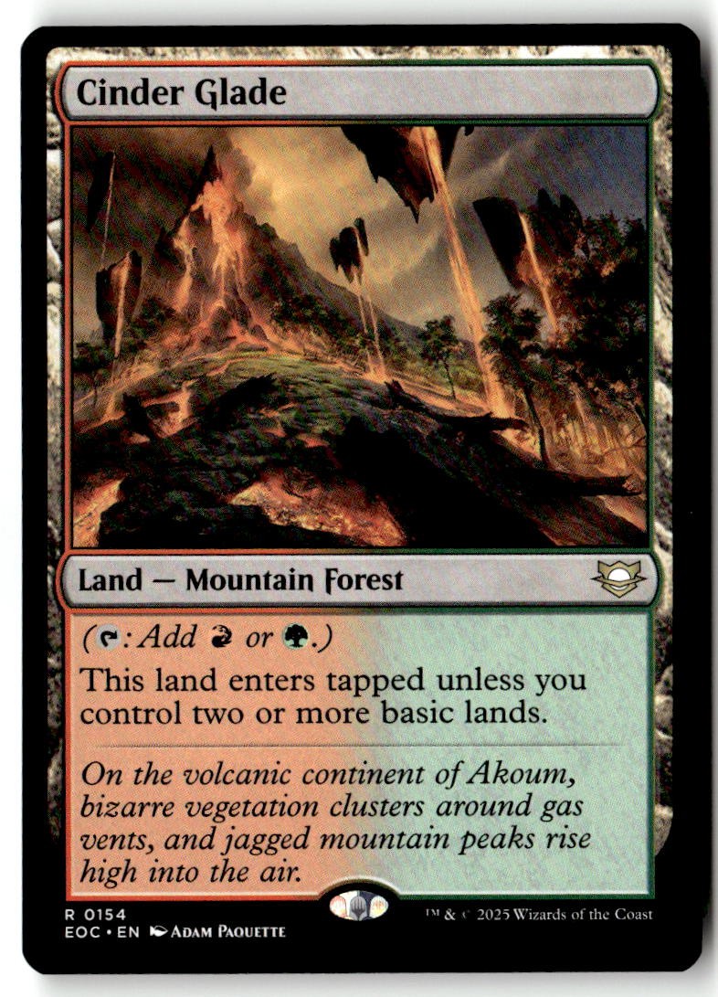 Commander: Edge of Eternities (EOC) #154 Cinder Glade
