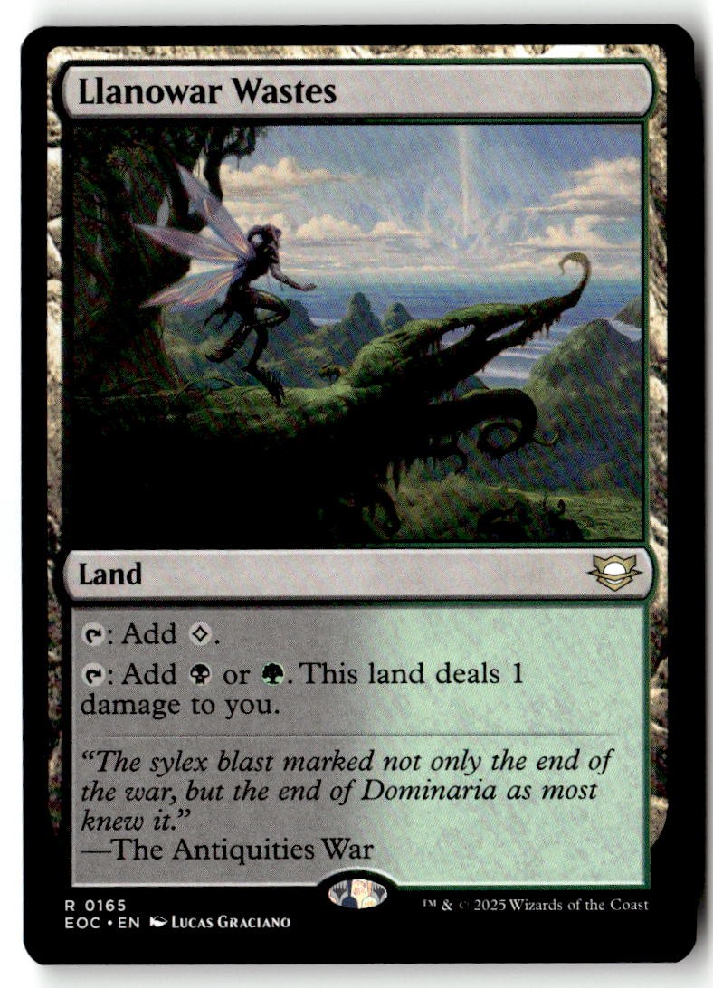 Commander: Edge of Eternities (EOC) #355 Llanowar Wastes