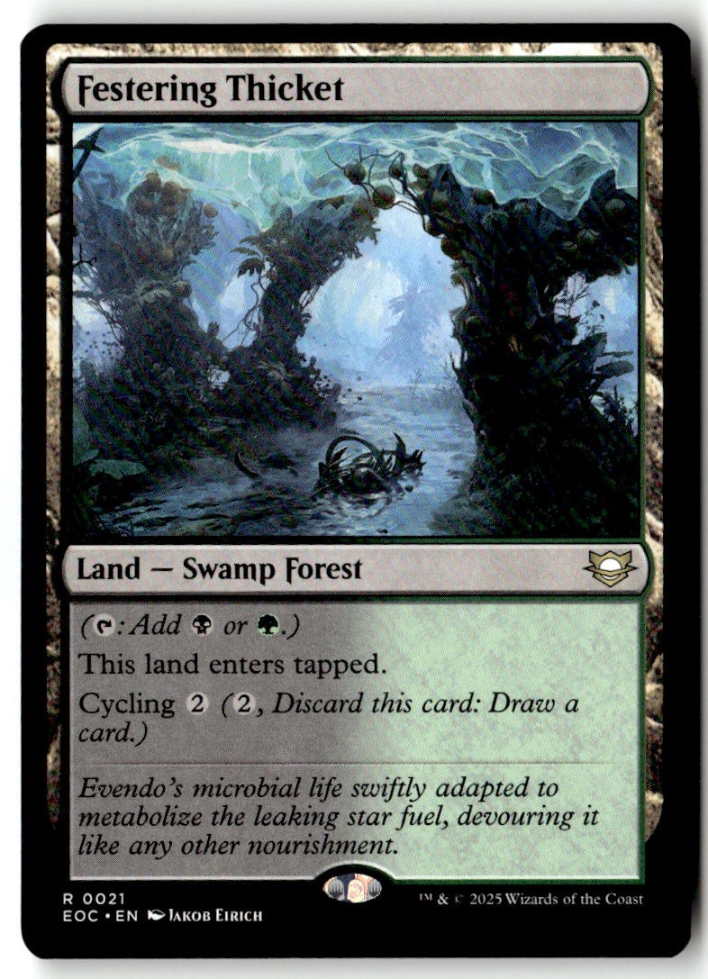 Commander: Edge of Eternities (EOC) #21 Festering Thicket
