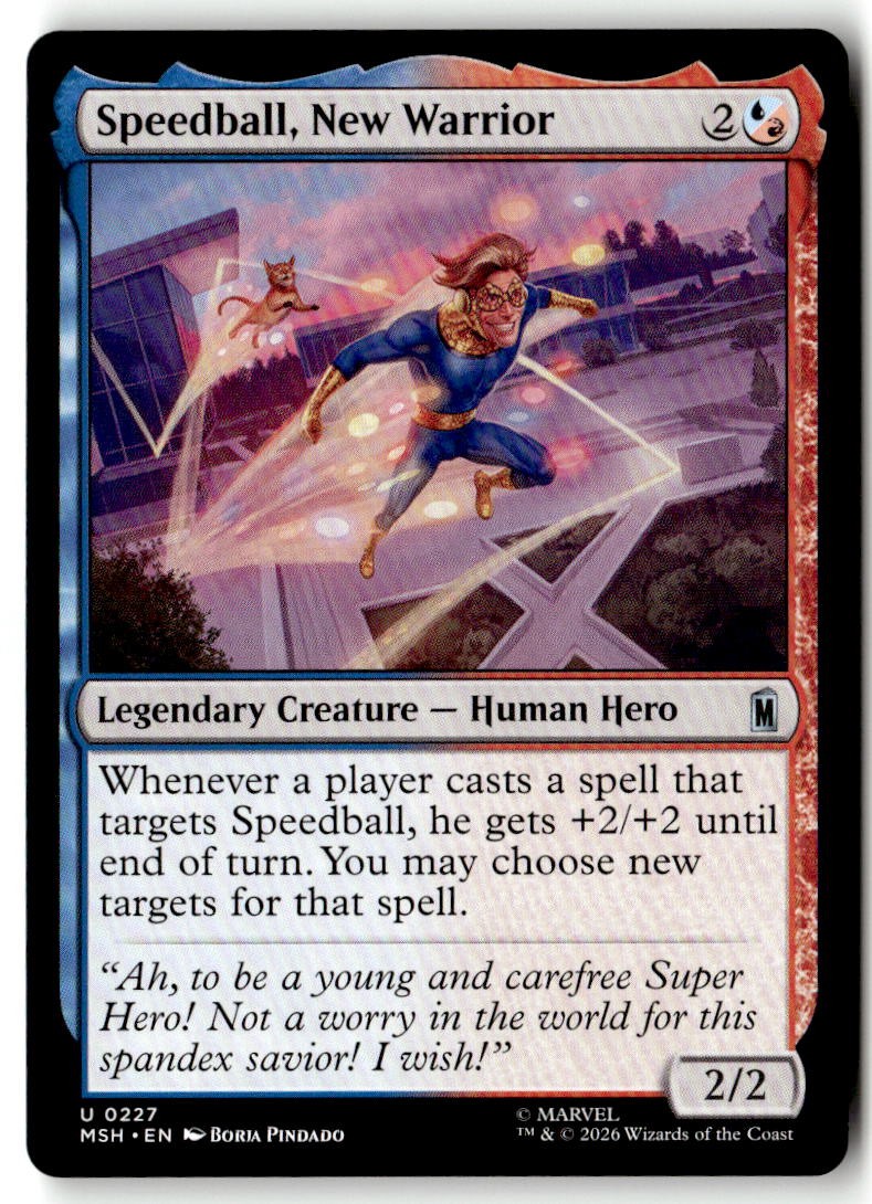 Marvel Super Heroes #227 Speedball, New Warrior