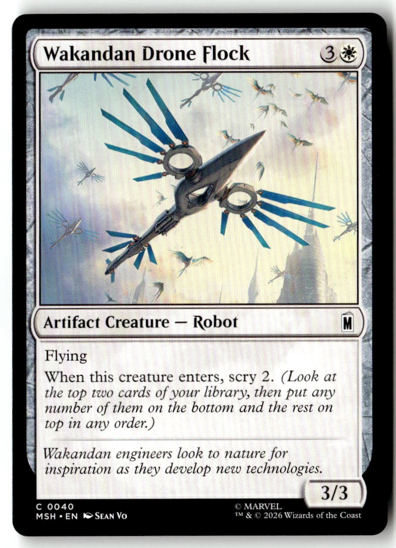 Marvel Super Heroes #40 Wakandan Drone Flock