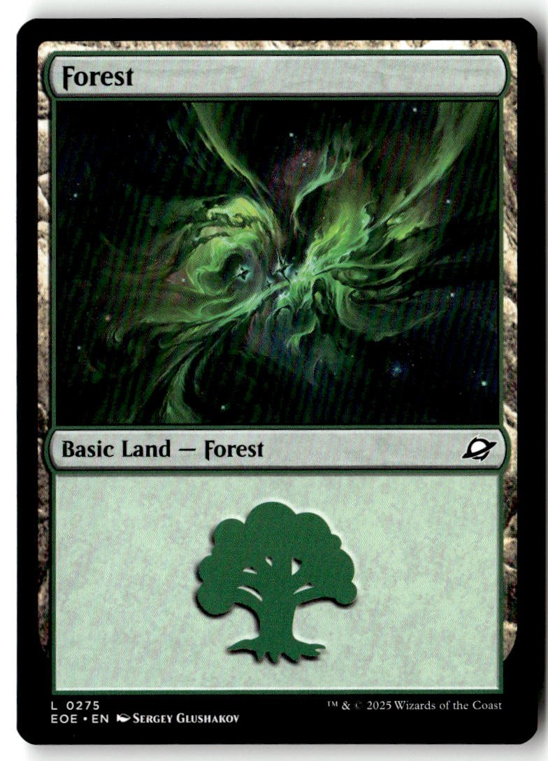 Commander: Edge of Eternities (EOC) #275 Forest (0275)