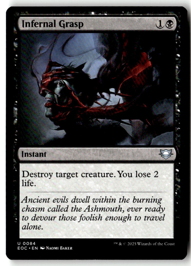 Commander: Edge of Eternities (EOC) #84 Infernal Grasp