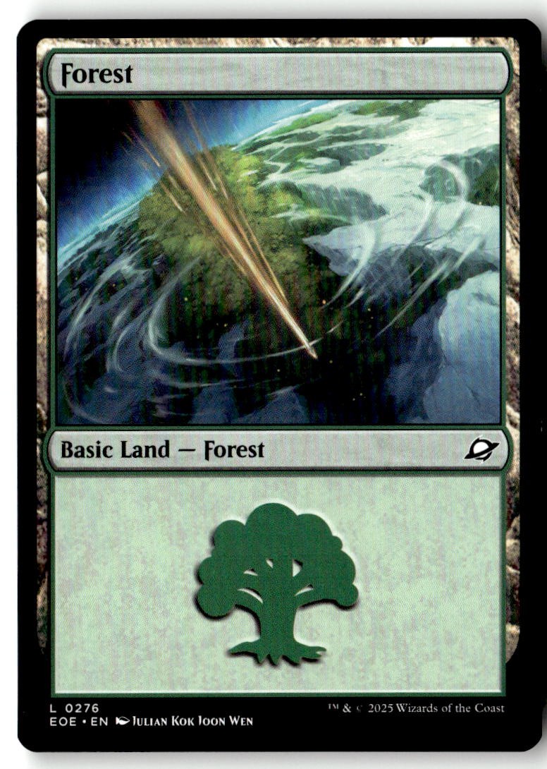Commander: Edge of Eternities (EOC) #276 Forest (0276)