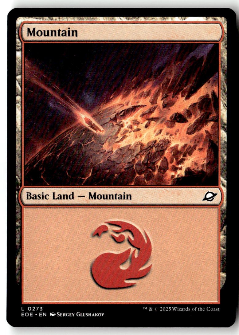 Commander: Edge of Eternities (EOC) #273 Mountain (0273)
