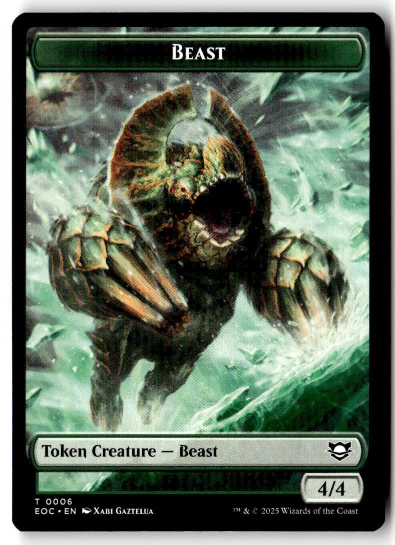 Commander: Edge of Eternities (EOC) #6 Beast Token