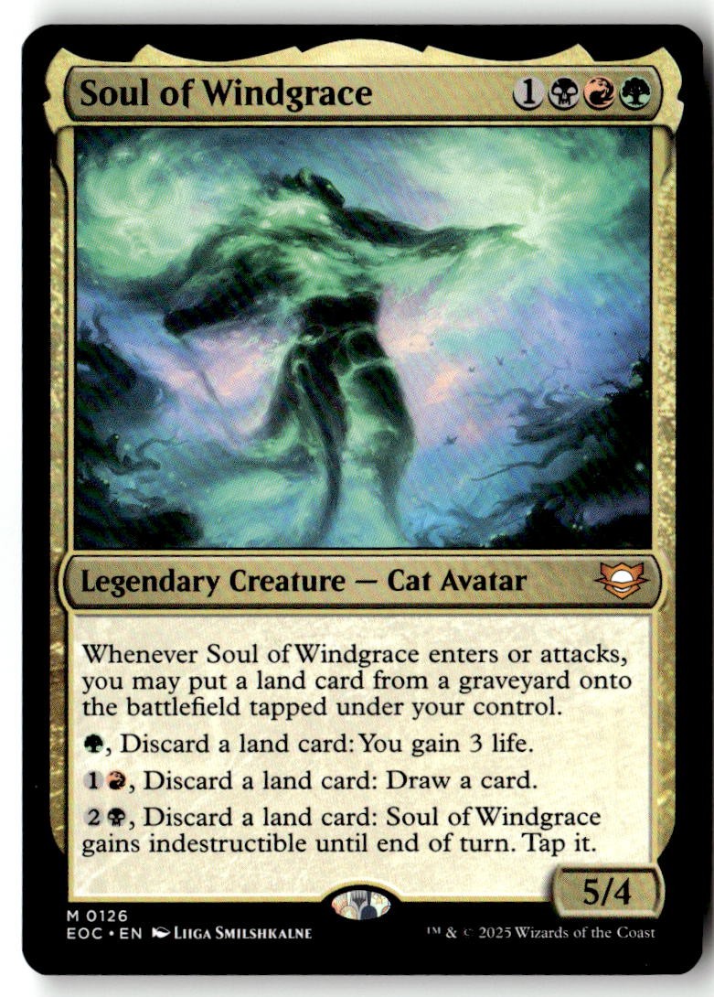 Commander: Edge of Eternities (EOC) #126 Soul of Windgrace