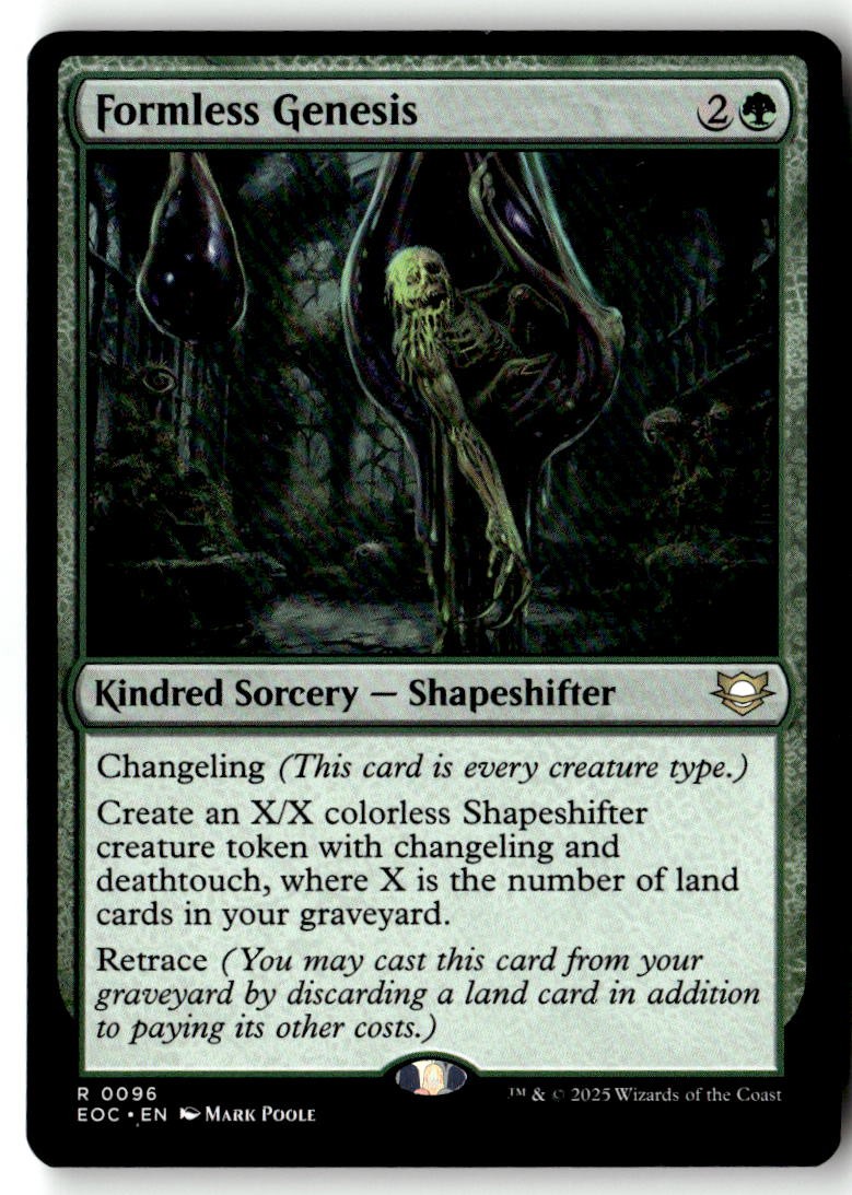 Commander: Edge of Eternities (EOC) #96 Formless Genesis