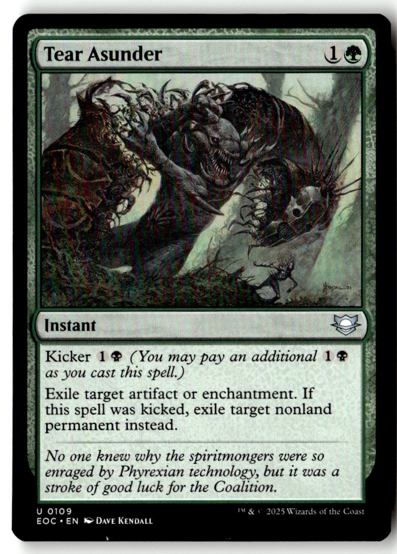 Commander: Edge of Eternities (EOC) #109 Tear Asunder