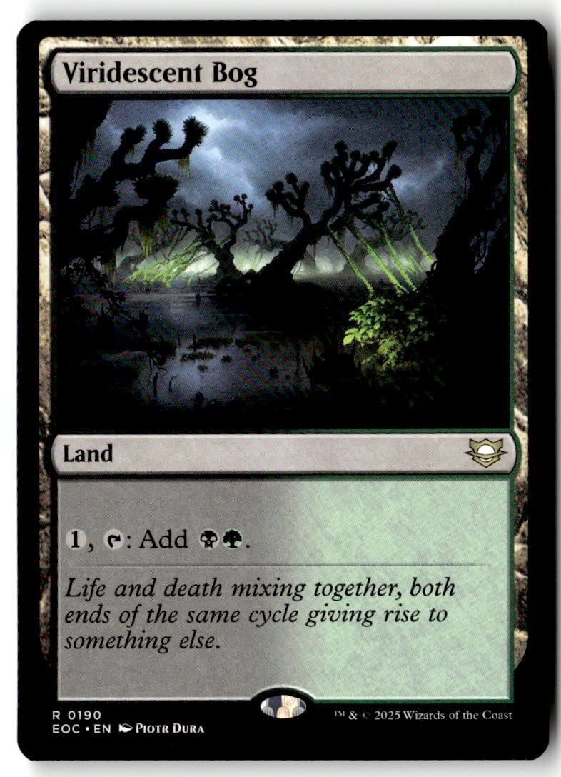 Commander: Edge of Eternities (EOC) #190 Viridescent Bog