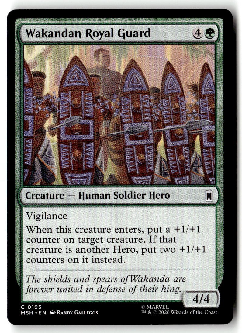 Marvel Super Heroes #195 Wakandan Royal Guard