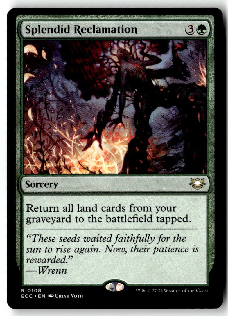 Commander: Edge of Eternities (EOC) #108 Splendid Reclamation